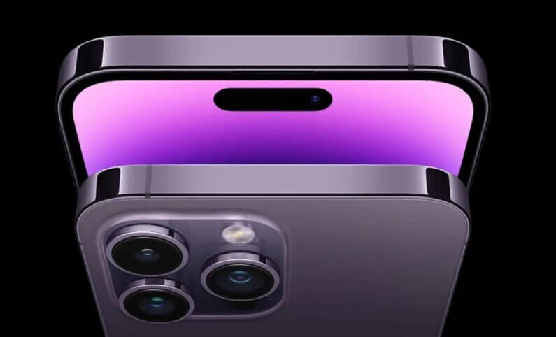 Imagem parcial de um iPhone sobre um fundo preto ilustra o post cujo título diz que o direito de reparar aparelhos eletrônicos ganha força no mundo.