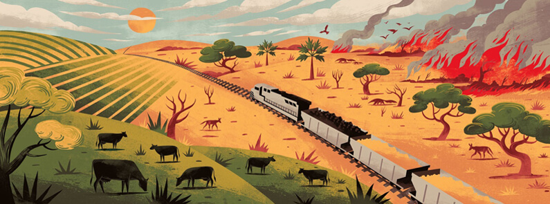 Imagem ilustrativa do post cujo título pergunta: a Ferrovia Brasil-Peru promete atalho para China, mas a que custo?